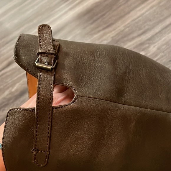 Nine West vintage America collection knee high gray leather boots - Picture 4 of 10